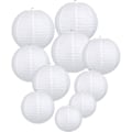 Miniatyrbild 1 av 6: Lihao Papperslykta Lampskärms Bröllopsdekoration Papperslykta Vit (10 KLB