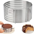 Miniatyrbillede 1 af 7: Ring Cutter Lagkage Slicer, Justerbar Ring 7 Lag Mousse, Til