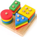 Miniatyrbillede 1 af 7: Montessori Legetøj Pædagogisk Trælegetøj til Børn Tidlig Læring KLB