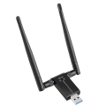 Miniatyrbilde 3 av 3: Trådløs USB WiFi-adapter for PC - 802.11AC 1200 Mbps Dual 5 Dbi