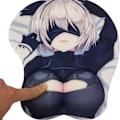Miniatyrbillede 4 af 5: Betomsps Computer Mouse Pad Gaming Mouse Pad Anime Ergonomisk