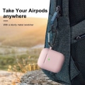 Miniatyrbilde 4 av 7: Airpods-dekselbeskyttelse er kompatibel med rosa blå