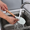 Miniatyrbillede 2 af 3: 1 stk. Mintgrøn silikone køkkenredskabssæt med non-stick spartel