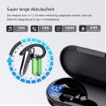 Pikkukuva 4 / 6: Bluetooth-kuuloke mikrofonilla, handsfree-langaton kuuloke, matkapuhelin korvassa