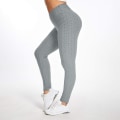 Miniatyrbilde 2 av 4: Berømte leggings, kvinners rumpe løftende yogabukser høye 01 grå KLB