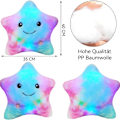 Miniatyrbilde 2 av 5: Dekorativ pute, LED stjernepute, LED lysende stjerneformet pute KLB