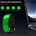 Miniatyrbillede 2 af 4: LED armbånd, reflekterende LED lys armbånd, lysstrimler