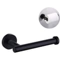 Toiletpapirholder i rustfrit stål, halv åben toiletpapirholder, dispenser, rund