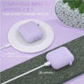 Miniatyrbilde 6 av 7: Airpod-etui, silikon Airpod-etui med lilla