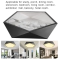 Miniatyrbilde 8 av 8: Moderne, supertynn LED-taklampe laget av akryl for stue KLB