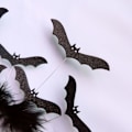 Miniatyrbillede 3 af 5: Halloween Sort Flagermus Pandebånd Kostume Tilbehør Sort