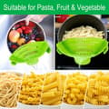Miniatyrbild 3 av 6: Hushållssilkonmatfilterkruka, pasta, grönsaker, frukter,