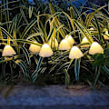 Miniatyrbilde 7 av 7: Solcelledrevne eventyrlys utendørs 20 LED soppdekorasjon, 8 moduser lys sopp LED-dekorasjon KLB