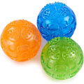 Miniatyrbild 1 av 4: Ljudleksak bollar 3 st för hundar starka och hållbara gummi oförstörbara studsande för träning