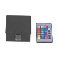Miniatyrbillede 7 af 8: RGB fjernbetjening 3W LED væglampe moderne dekorativt lys KLB
