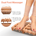 Miniatyrbillede 2 af 5: Fodmassageruller, træfodruller, træmassageapparater