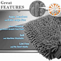 Miniatyrbild 8 av 8: Deluxe Mikrofiber Biltvätt Vante 2-pack