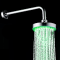 Miniatyrbillede 6 af 8: Farver LED-lys, automatisk skiftende brusehoved, G1/2 tommer, Rain KLB