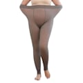Pikkukuva 1 / 5: Teko läpikuultava lämmin sukkahousut leggings harmaa iho - sukat KLB