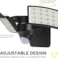 Miniatyrbillede 2 af 5: Udendørs LED-projektør 20W Bevægelsessensor 2400lm 5000K LED-sikkerhed