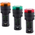 Miniatyrbild 4 av 5: Röd AD16-22SM 22mm LED Signalljus Signal Buzzer Beep - Röd