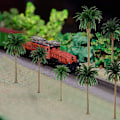 Miniatyrbillede 6 af 8: Model kokosnøddepalme landskabsmodel træ, plastik kokosnøddepalme KLB