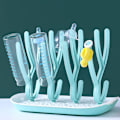 Miniatyrbilde 5 av 5: Tørkestativ for babyflasker | Drikkekopper for småbarn, småbarnsservise grønn KLB
