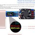 Miniatyrbillede 7 af 7: USB 3,0 Tester Multimeter 3,7-30V 0-4A USB Spannungsprüfer AT34 KLB