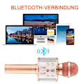 Miniatyrbillede 7 af 8: Karaoke-mikrofon, trådløs Bluetooth-mikrofon til børn, sjove gaver,