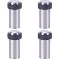 Miniatyrbilde 1 av 5: Gulvstopp i rustfritt stål, 8 cm, dørstopper (4-pakning)