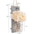 Miniatyrbild 5 av 8: Rustika Mason Jar String Lights, Silk Hydrangeas och LED String Lights