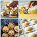 Miniatyrbilde 5 av 7: Deer Square 4-delt Ravioli-stempelsett, Ravioli-kuttestempelsett, KLB