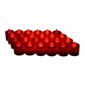 Miniatyrbillede 1 af 3: Timerfunktion: 24 flammefri LED-lys, pakke med 24, varm hvid KLB