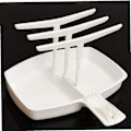 Miniatyrbillede 4 af 8: Mikrobølgeovn Bacon Rack Hanger Køkkengrej Til en sprød KLB