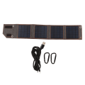 Miniatyrbilde 1 av 8: 8W 5V Polykrystallinsk Silisium Foldbart Solcellepanel Lader KLB