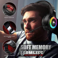 Miniatyrbild 3 av 7: Gaming-headset Xbox One-headset med stereosurroundljud, PS4