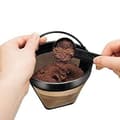 Miniatyrbilde 8 av 8: Gullfarget permanent kaffefilter, holdbar