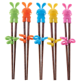 Miniatyrbilde 4 av 6: par med trespisepinner for barn, tegneserie spisepinner for barn KLB