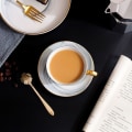 Miniatyrbillede 5 af 5: Kaffe kop med underkop, 210 ml, mokka kop, koncentreret kaffe