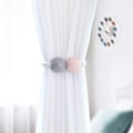 Pikkukuva 7 / 7: Keleily Magneettiset Verhopidikkeet 2 Kpl Verhopidikkeet Lastenhuoneeseen KLB