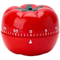Miniatyrbillede 1 af 7: Aseok Køkken Timer Ur Manuel Formet Mekanisk Roterende Alarmur 60.