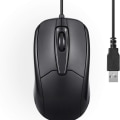 Miniatyrbilde 8 av 8: USB-kablet mus, spesialdesignet for bærbare datamaskiner, kontor, kompakt og bærbar