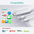 Miniatyrbillede 6 af 8: Lightning til HDMI-kabeladapter, iPhone iPad til TV, 1080p