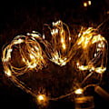 Miniatyrbillede 7 af 7: LED lysbundt, vandkande feelyss 8 modes 200 LED varm hvid
