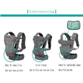 Miniatyrbillede 2 af 5: Infantino Flip Advanced 4-i-1 Baby Carrier - Ergonomisk Baby Carrier med 4 KLB