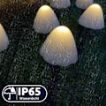 Miniatyrbilde 5 av 7: Solcelledrevne eventyrlys utendørs 20 LED soppdekorasjon, 8 moduser lys sopp LED-dekorasjon KLB