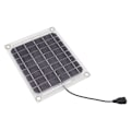 Miniatyrbild 6 av 8: Solpanel 10W USB-utgång, transparent design, dubbelsidig KLB