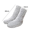 Miniatyrbillede 2 af 5: Pelsbenvarmere Over Knee High Fuzzy Sokker Plys Tøfler Style 2 KLB