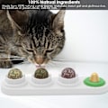 Pikkukuva 6 / 7: Kissankarkit luonnollisilla catnip-lehdillä, syötävät pallot, KLB