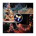 Miniatyrbilde 4 av 5: Nettlyslenke, 192 LED-nettlys 3M X 2M 8 Vanntett energimodus, dimbar for soverom julebryllupsfest hjemmehage, farge KLB